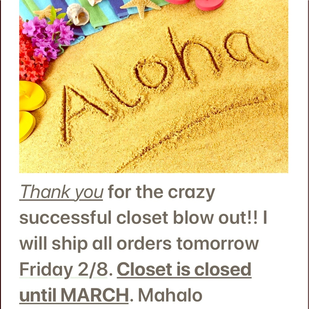 CLOSET CLOSED UNTIL MARCH